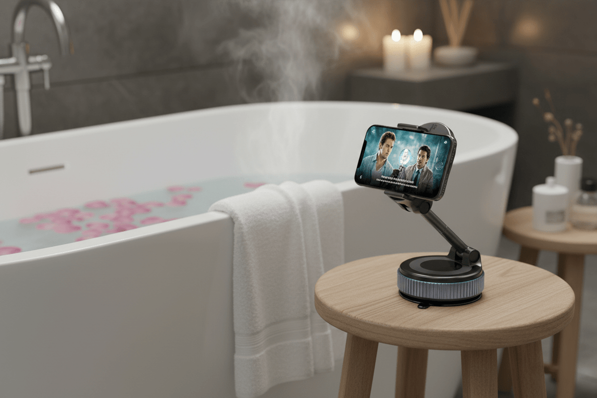 Vacuum Rotary Magnetic Car Phone Holder – 360° Strong Suction Mount - BedoNiz Store