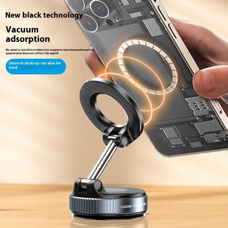 Vacuum Rotary Magnetic Car Phone Holder – 360° Strong Suction Mount - BedoNiz Store